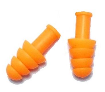 Auricular MAC3 Laranja C/ cordão 4 aneis