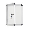 Vitrine MASTERVISION Exterior 999x996mm Fundo Magnético Branco (12A4)