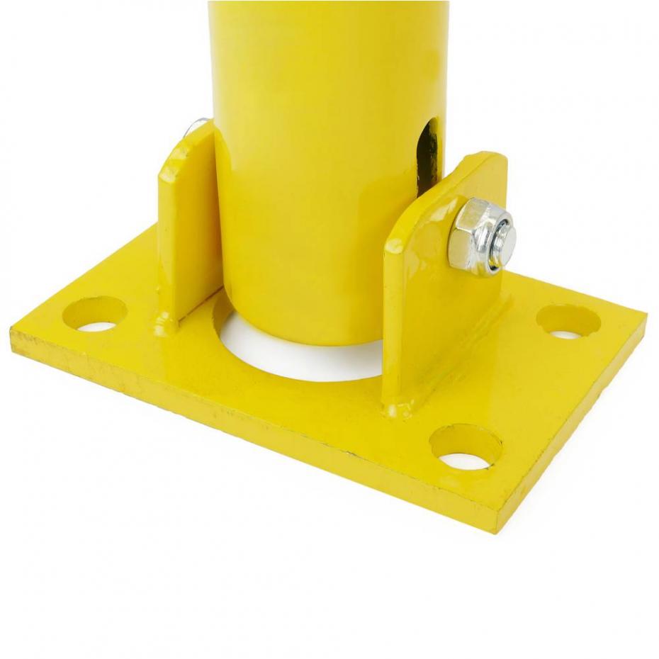Bollard aço dobrável com bloqueio 60x790x290mm