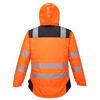 T400 - Casaco de inverno PW3 Hi-Vis Laranja/Preto