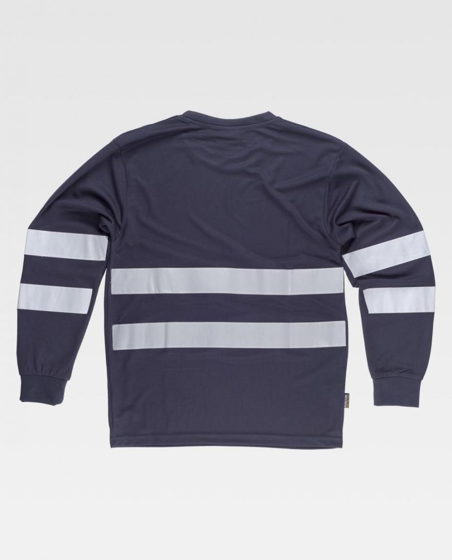 Sweatshirt    Azul  Faixa refletora 