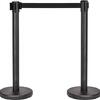 Poste Preto c/ Cinta Retrátil Preta Dim. 91cmx2Mts