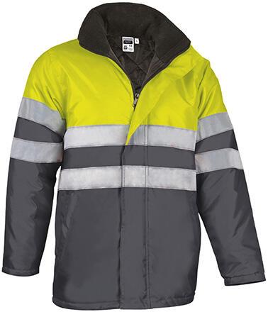 Parka de Alta Visibilidade TRAFFIC  ÃMARELO / CINZA 
