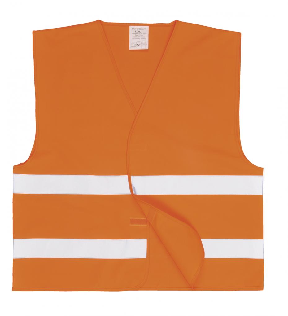 Colete Laranja A.V. Bandas Horizontais 5cms 