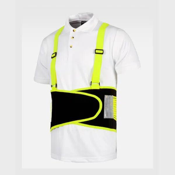 Cinta Lombar Elástica WFA305  AMARELO FLUOR 