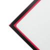 Suporte display de documentos magnético A4  Vermelho