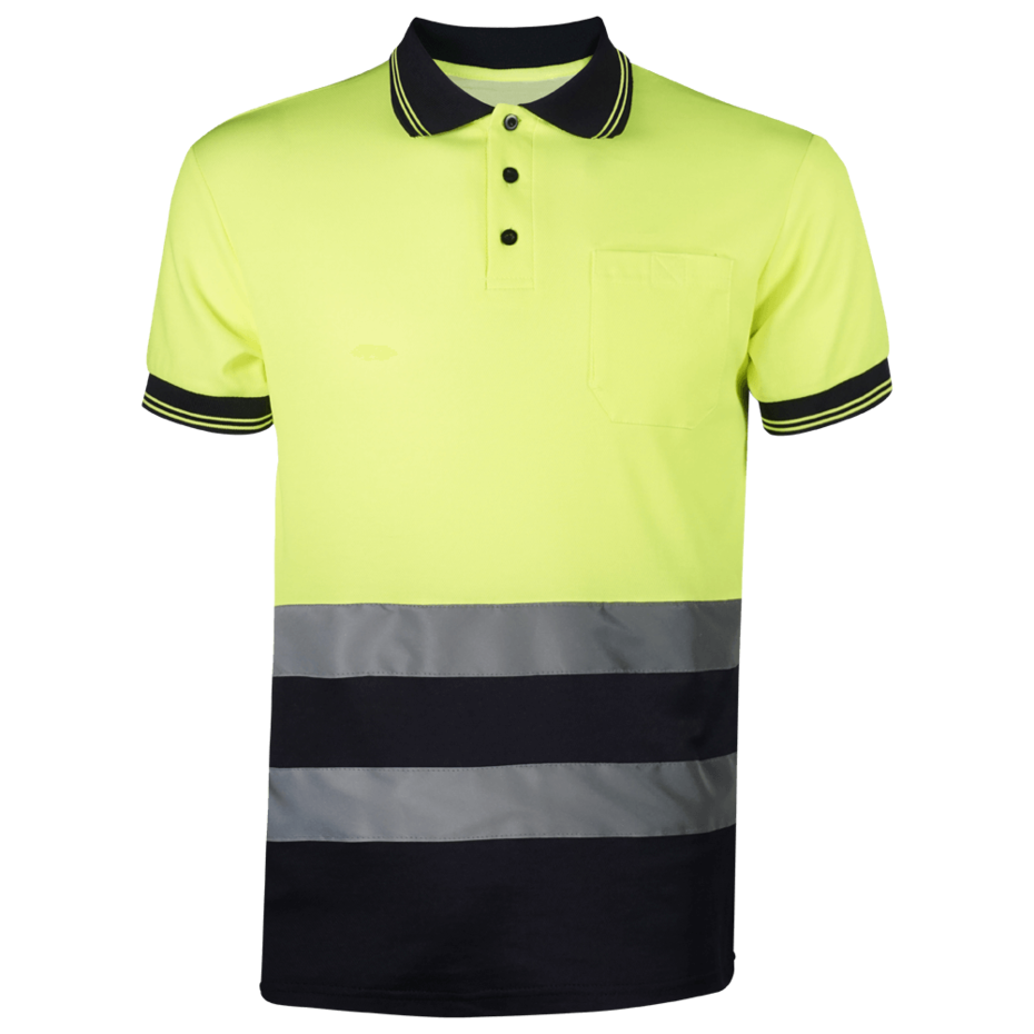 POLO PIQUÉ MANGA CURTA COMBINADO AV