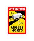 Autocolante Sinalização Ângulos Mortos Camião