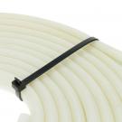 Cinta flanges de nylon preto 100 peças 150x3.6mm