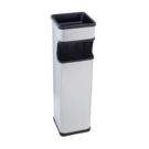 Cinzeiro + Caixote Lixo  INOX