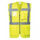Colete EXECUTIVO  S476 bicolor AV  Amarelo  c/ fecho