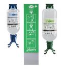 Estação de Parede Plum Combi (Lava-Olhos 1000ml + PH 500ml)
