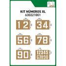  Kit 6 Modelos de Sinalização Numérica  ( MDF )
