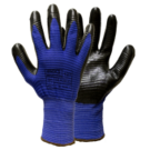 Luva  Industrial Rigged Azul/Preto R4-127 ( Par )