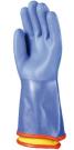 Luva PVC Azul Anti-derrapante 35cm p/ Frio
