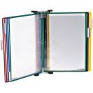 Porta documentos de parede com pivot, 10 bolsas para formato A4 – Tarifold
