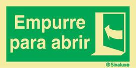 Sinal de empurre para abrir