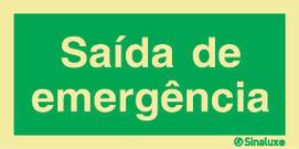 Sinal de Saída de emergência
