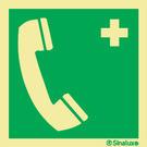 Sinal de Telefone de primeiros socorros