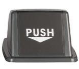 Tampa PUSH p/ contentor de recolha 60/80 Lt preta